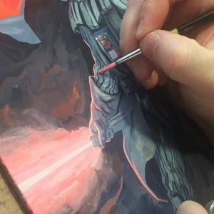Video post by @RichPellegrinoArt on Facebook