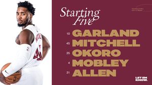 Image post by @cavs on Twitter