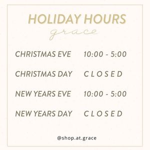 Image post by @shopatgrace on Facebook