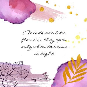Image post by @sayitwithflowerspk on Facebook