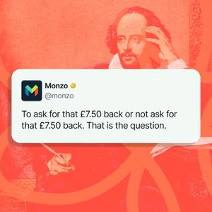 Image post by @monzo on Instagram