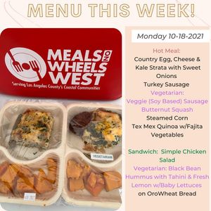 Image post by @mealsonwheelswest on Instagram