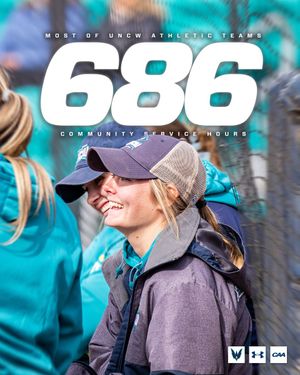 Image post by @UNCWsoftball on Twitter