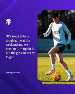 Image post by @SpursWomen on Facebook