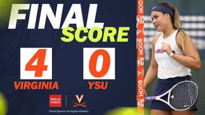 Image post by @UVAWomensTennis on Twitter