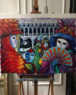 Image post by @monaedulescoart on Instagram
