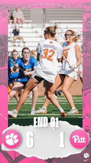 Image post by @ClemsonWlax on Twitter