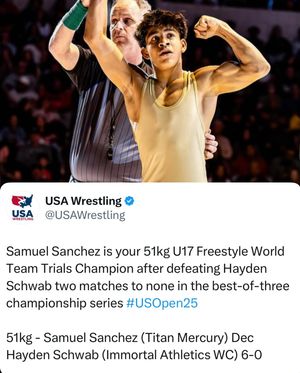 Image post by @calusawrestling on Instagram