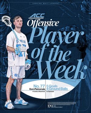 Image post by @uncmenslacrosse on Instagram