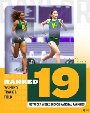 Image post by @BaylorTrack on Twitter
