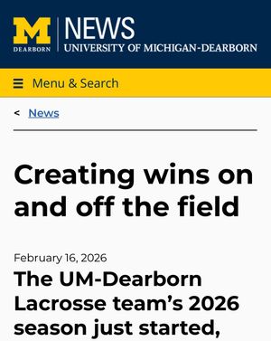 Image post by @umdearbornmlax on Instagram