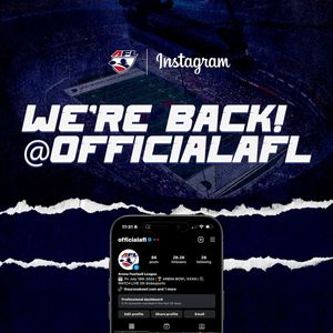 Image post by @officialafl on Instagram