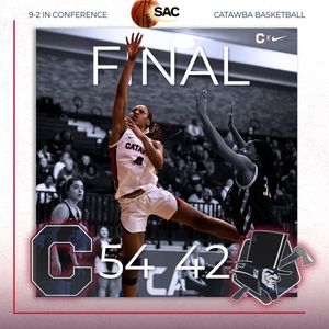 Image post by @catawba_wbb on Twitter