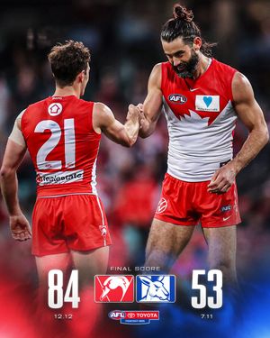 Image post by @AFL on Twitter/X