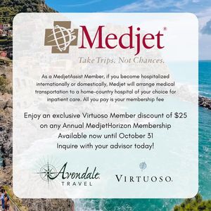 Image post by @AvondaleTravel on Facebook