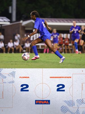 Image post by @GatorsSoccer on Twitter/X