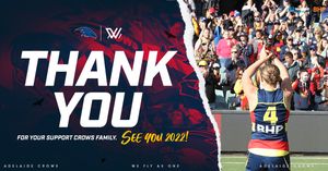 Image post by @CrowsAFLW on Twitter/X