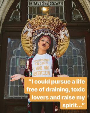 Image post by @shoutyourabortion on Instagram