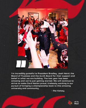 Image post by @LouisvilleMBB on Twitter