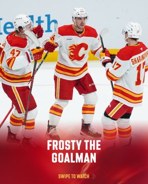 Image post by @nhlflames on Instagram