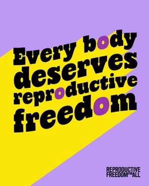 Image post by @reprofreedomforall on Instagram