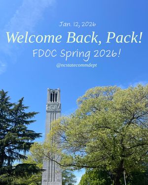 Image post by @ncstatecommdept on Instagram