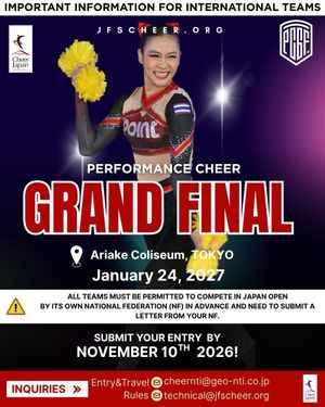 Image post by @cheer_japan on Instagram