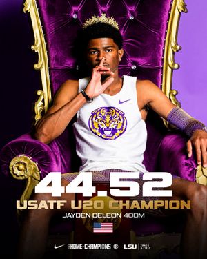 Image post by @lsutrackfield on Instagram
