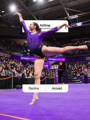 Image post by @uwgymnastics on Instagram