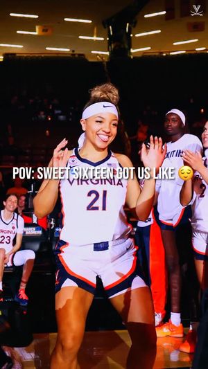 Video post by @UVAWomensHoops on Facebook