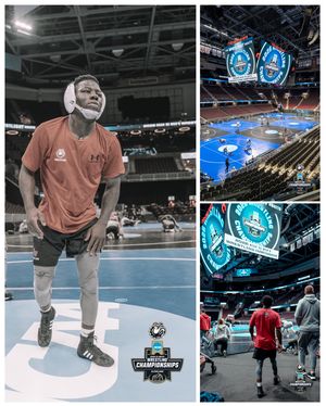 Image post by @gwuwrestling on Instagram