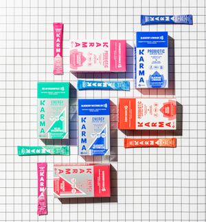 Image post by @drinkkarmawater on Instagram