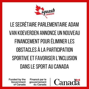 Image post by @squashcanada on Facebook