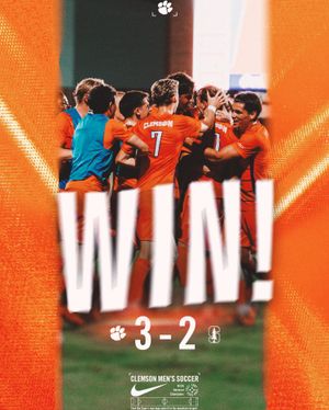 Image post by @clemsonmsoccer on Instagram