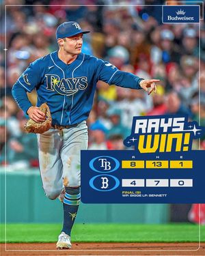 Image post by @raysbaseball on Instagram