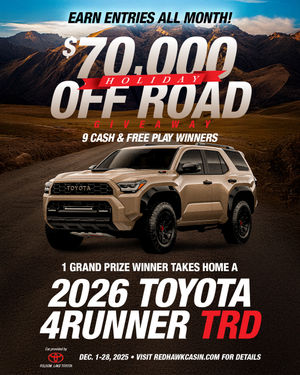 Image post by @redhawkcasino on Instagram