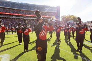 Image post by @ugaredcoatband on Instagram