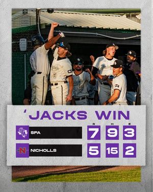 Image post by @sfa.baseball on Facebook