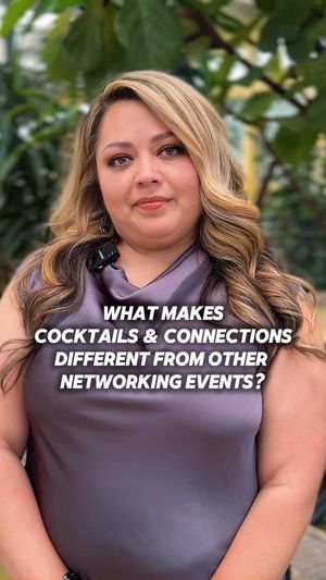 Video post by @Cocktails & Connections on Facebook