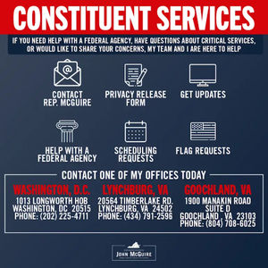 Image post by @RepJohnMcGuire on Twitter