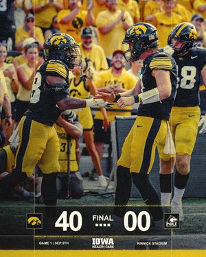 Image post by @hawkeyefootball on Instagram