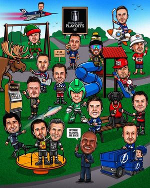 Image post by @NHL on Facebook