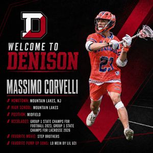 Image post by @denison_lacrosse on Instagram