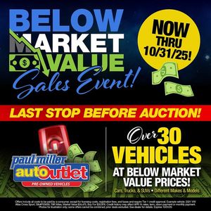 Image post by @PaulMillerAutoOutlet on Facebook