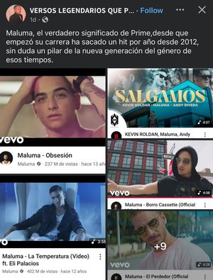 Image post by @reggaetontv on Instagram