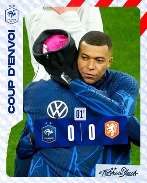 Image post by @equipedefrance on Twitter