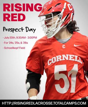 Image post by @CornellLacrosse on Twitter