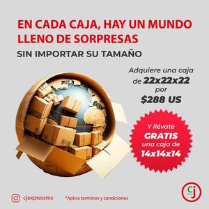 Image post by @cjexpress.paqueteria on Facebook