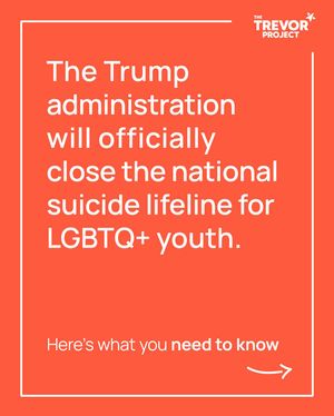 Image post by @trevorproject on Instagram