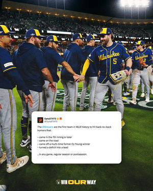 Image post by @brewers on Instagram